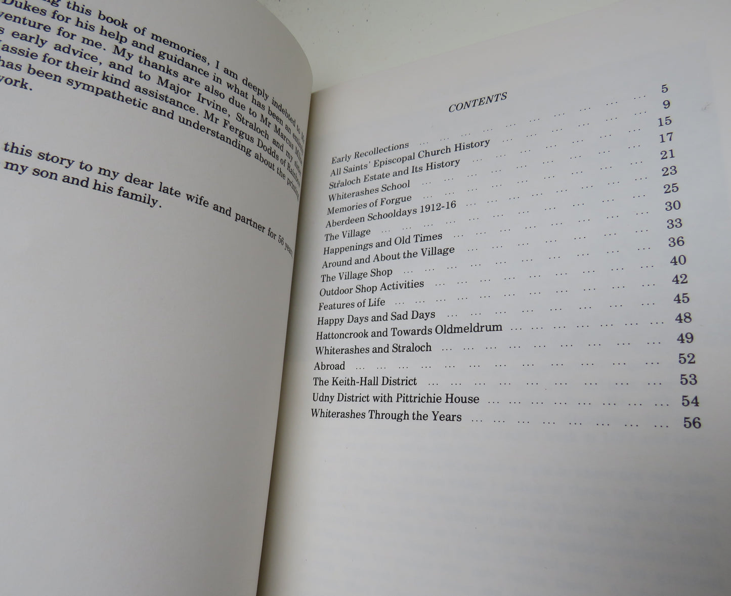 Memories of Whiterashes By George A. Davidson 1983