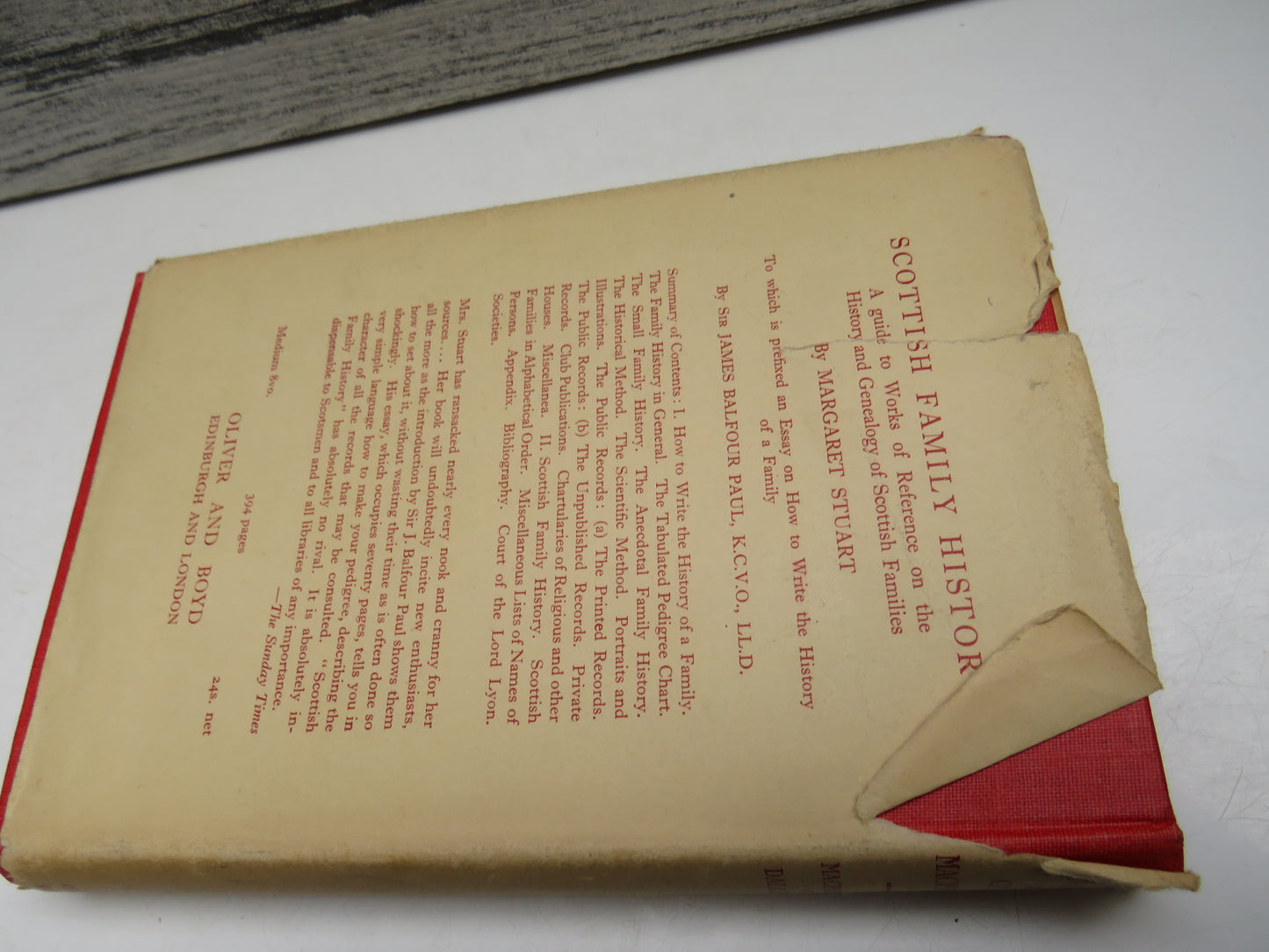 The Chiefs of Clan MacPherson By MacPherson of Dalchully 1947
