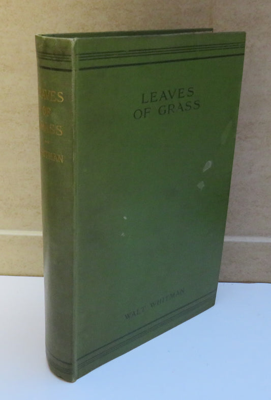 Leaves of Grass (Selected) by Walt Whitman, 1904