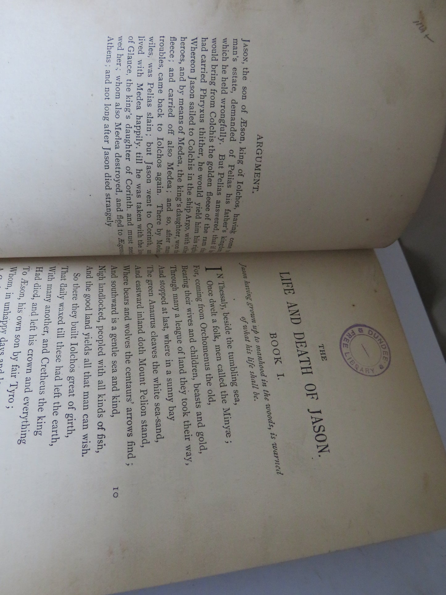 The Life and Death of Jason A Poem By William Morris 1889