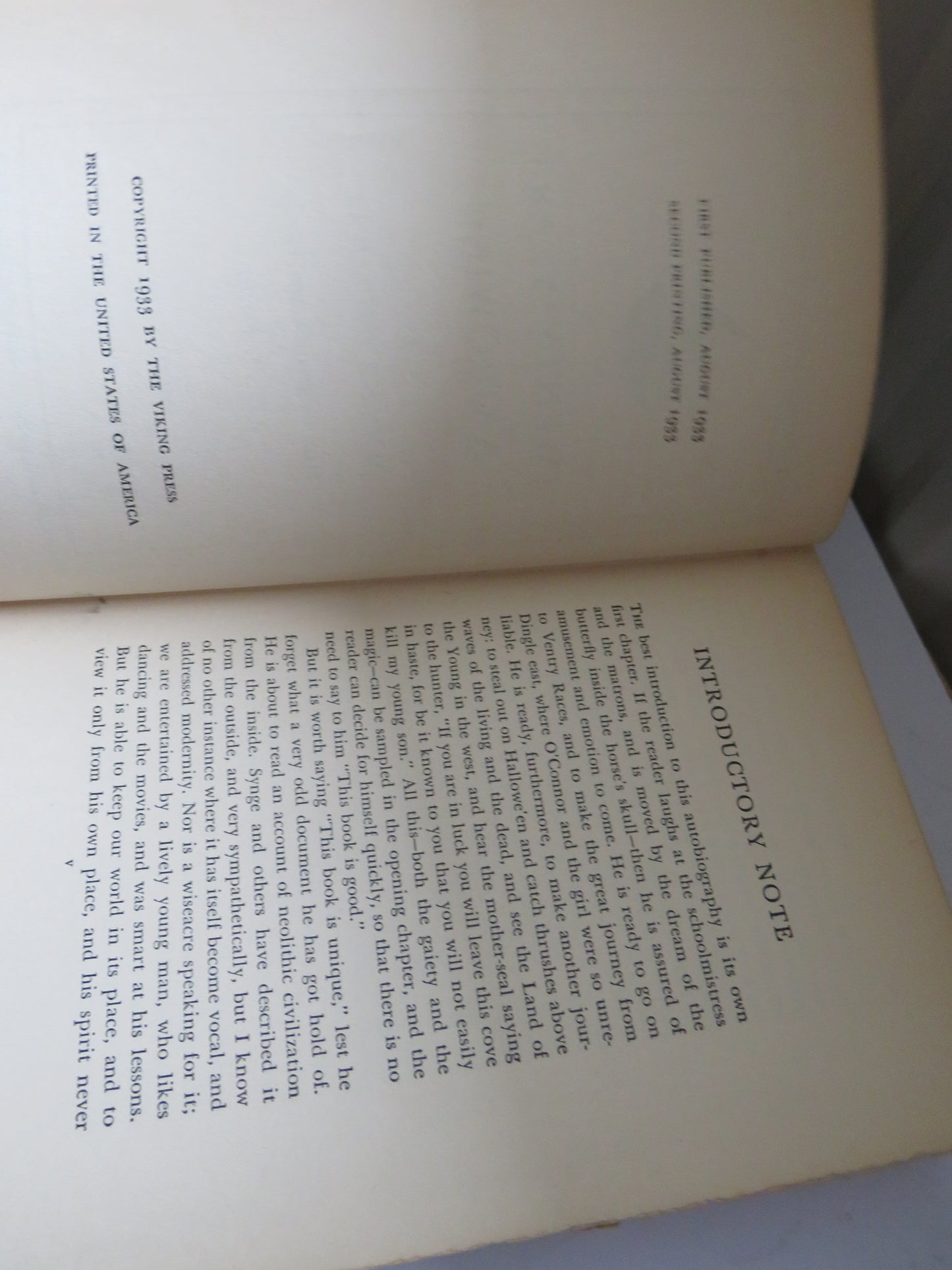 Twenty Years A-Growing By Maurice O'Sullivan 1933
