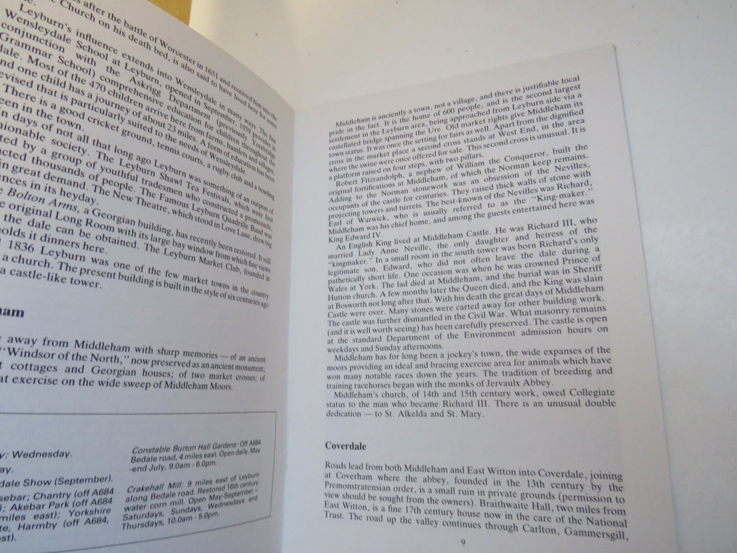 Discover Wensleydale , Dalesman Books, 1985