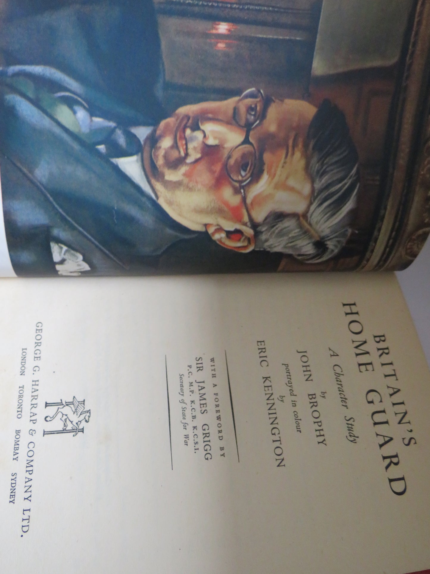 Britain's Home Guard A Character Study By John Brophy 1945