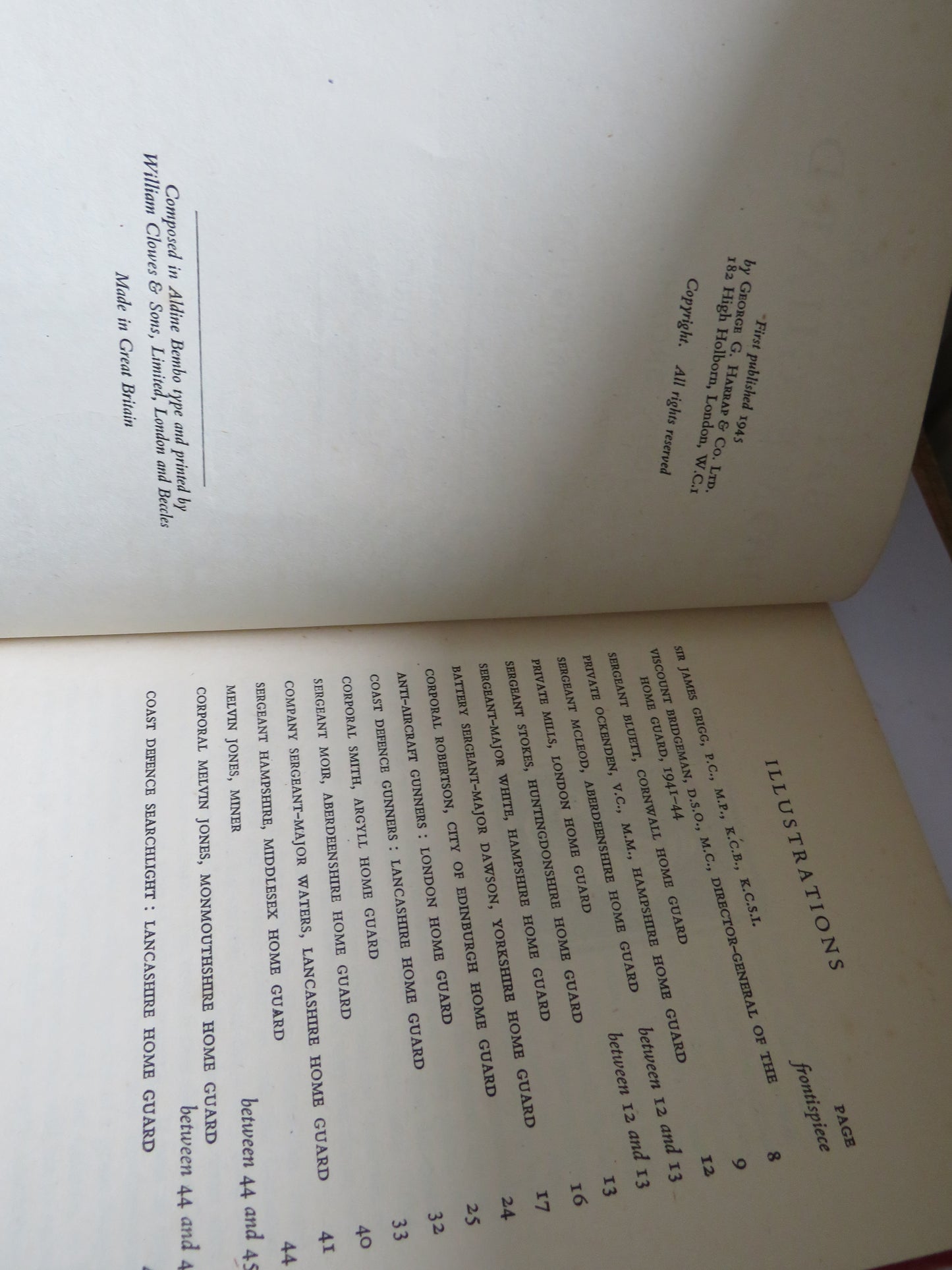 Britain's Home Guard A Character Study By John Brophy 1945