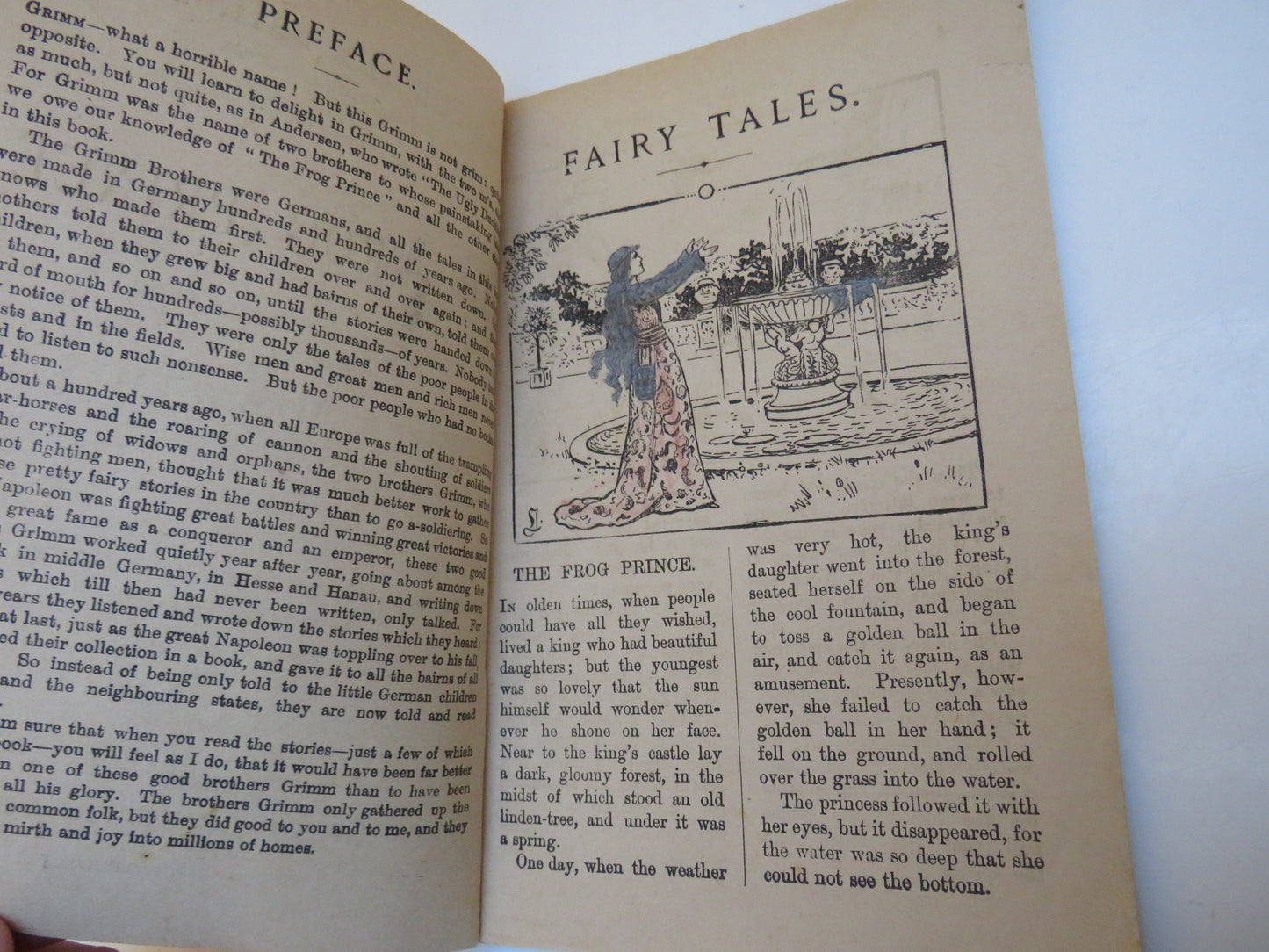 The Frog Prince and other Stories from Grimm's Fairy Tales, Books for Bairns, Edited by W. T. Stead