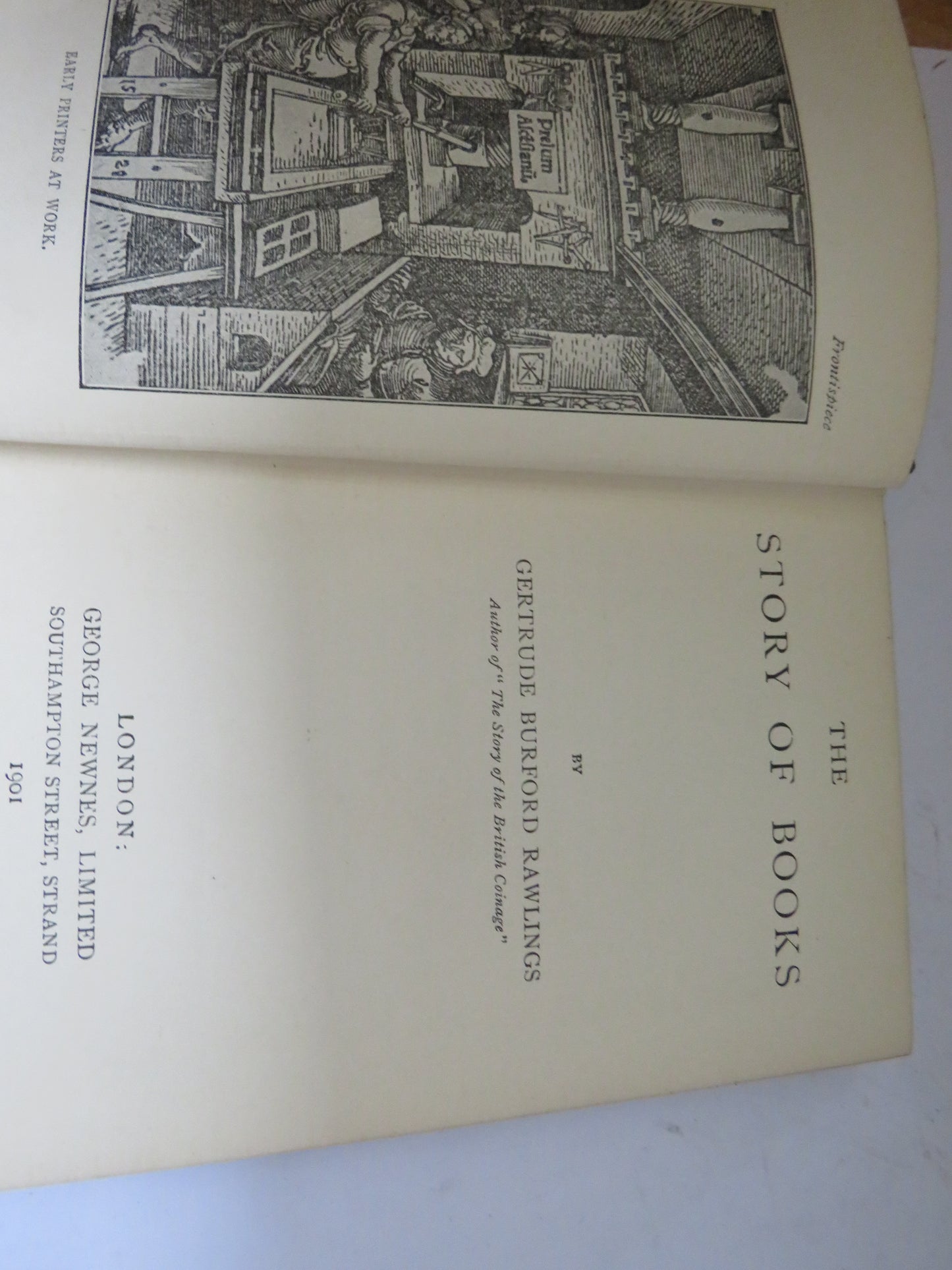 The Story of Books By G.B. Rawlings 1901