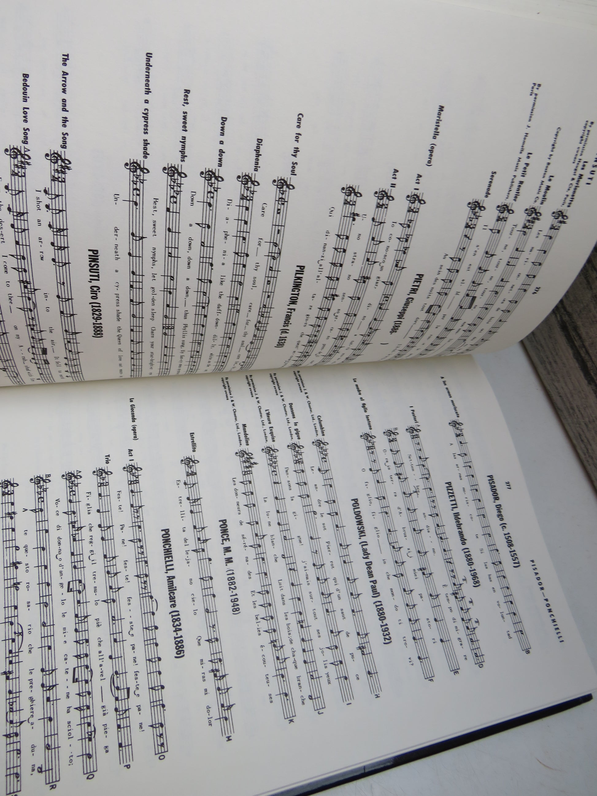 A Dictionary of Opera and Song Themes Revised Edition Compiled By Harold Barlow and Sam Morgenstern 1978 (Modern Reference Book) book 7