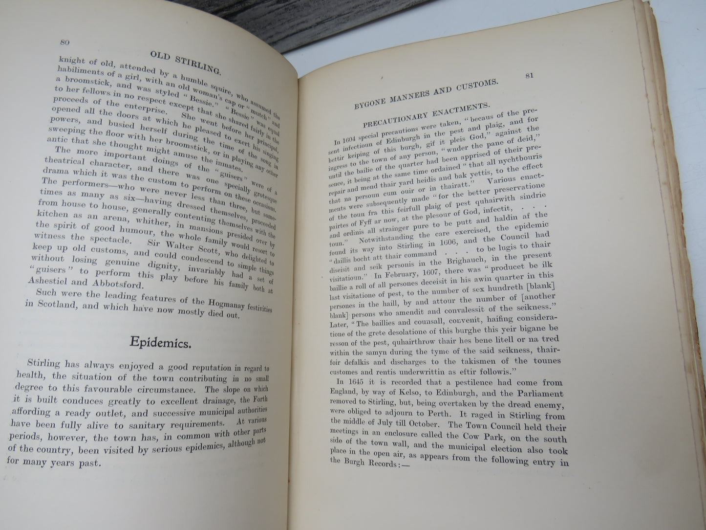 Old Faces, Old Places and Old Stories of Stirling By William Drysdale 1899