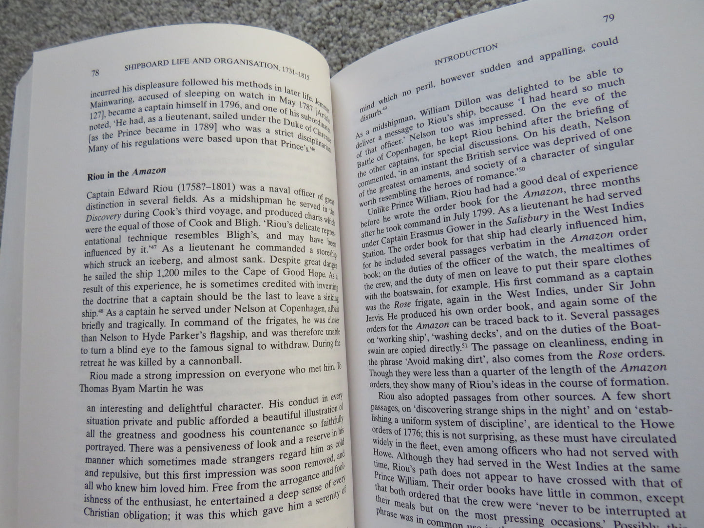 Shipboard Life and Organisation 1731-1815 Edited by Brian Lavery 1998