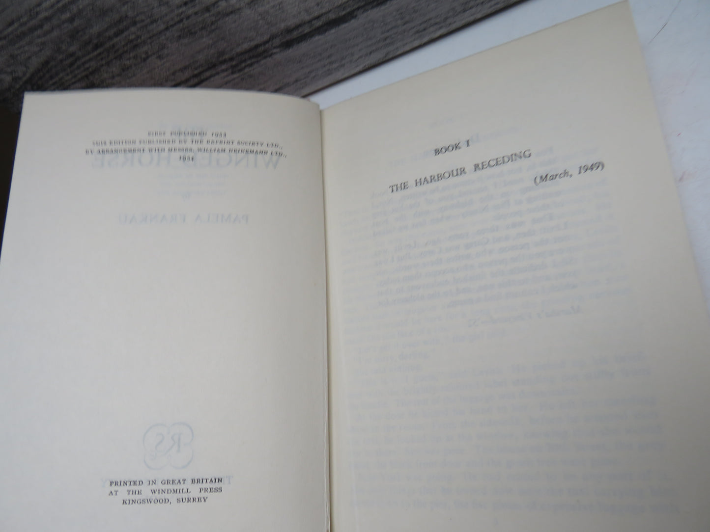 The Winged Horse By Pamela Frankau 1954