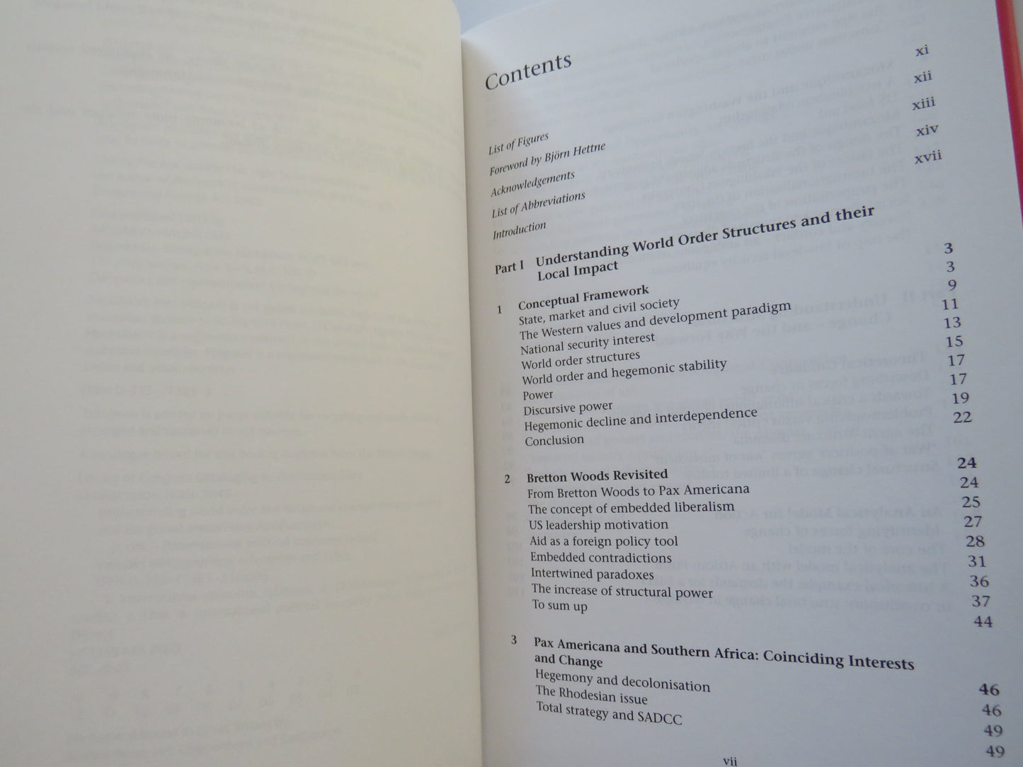 Understanding World Order and Structural Change Poverty, Conflict and The Global Arena By Hans Abrahamsson