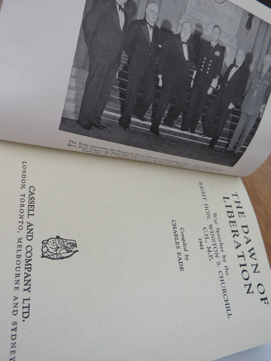 The Dawn of Liberation War Speeches By The Right Hon. Winston S. Churchill 1944