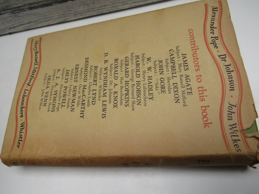 English Wits, edited by Leonard Russell, 1940