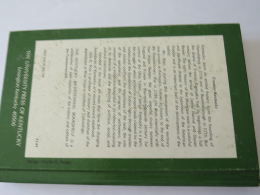 Frontier Kentucky By Otis K. Rice 1975