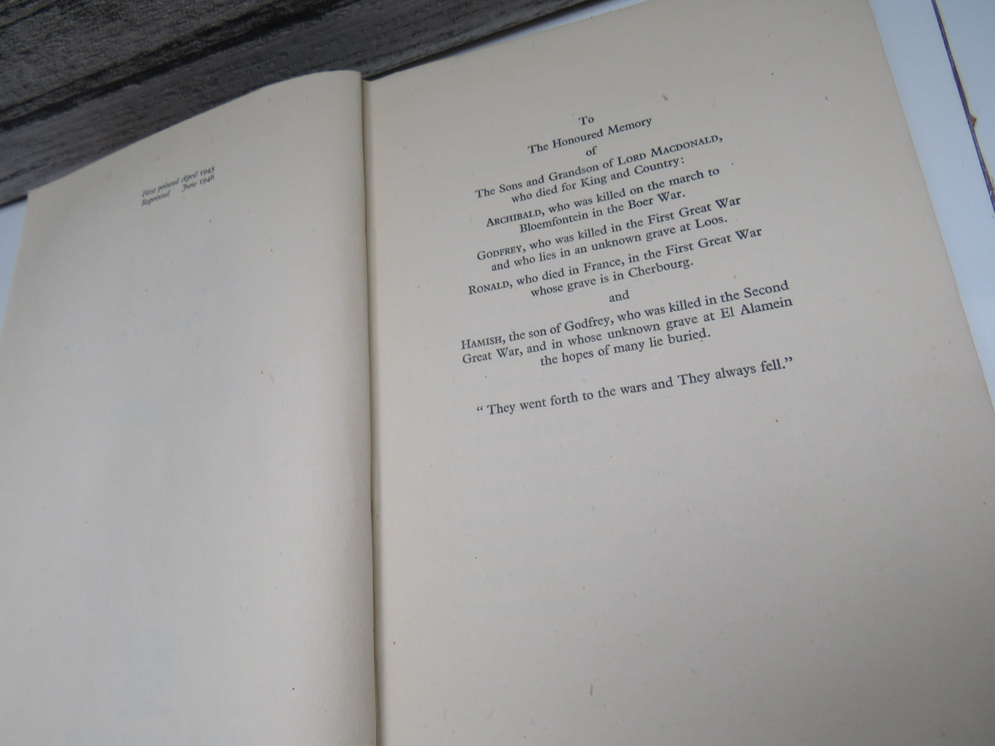 The Former Days By Norman Maclean 1946