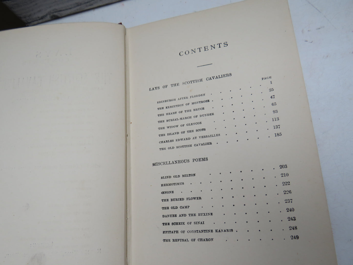 Lays of the Scottish Cavaliers and Other Poems by William Edmondstoune Aytoun