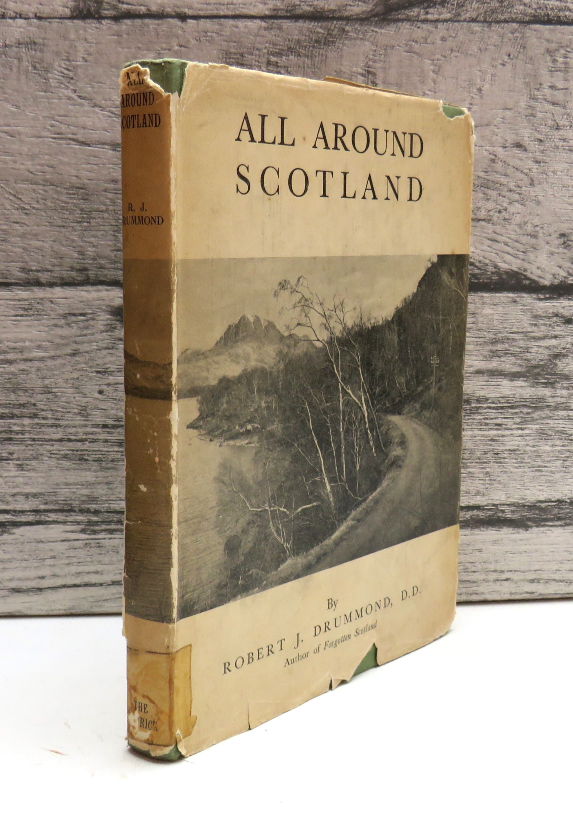 All Around Scotland By Robert J. Drummond 1947 (Vintage Travel Book) book cover