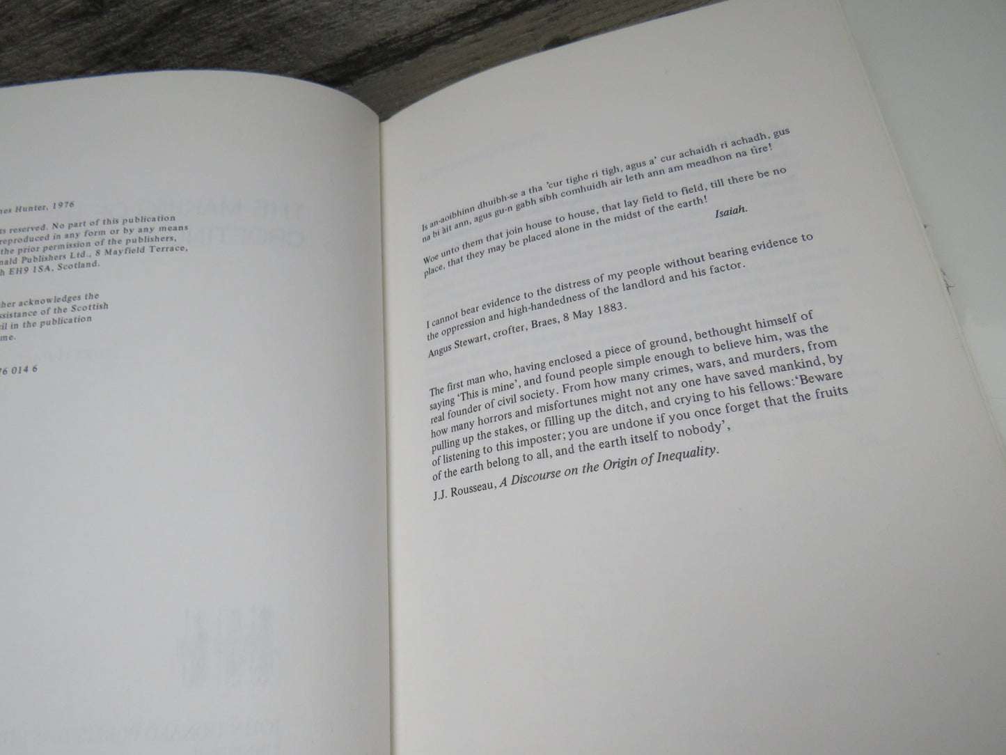 The Making of The Crofting Community By James Hunter 1976