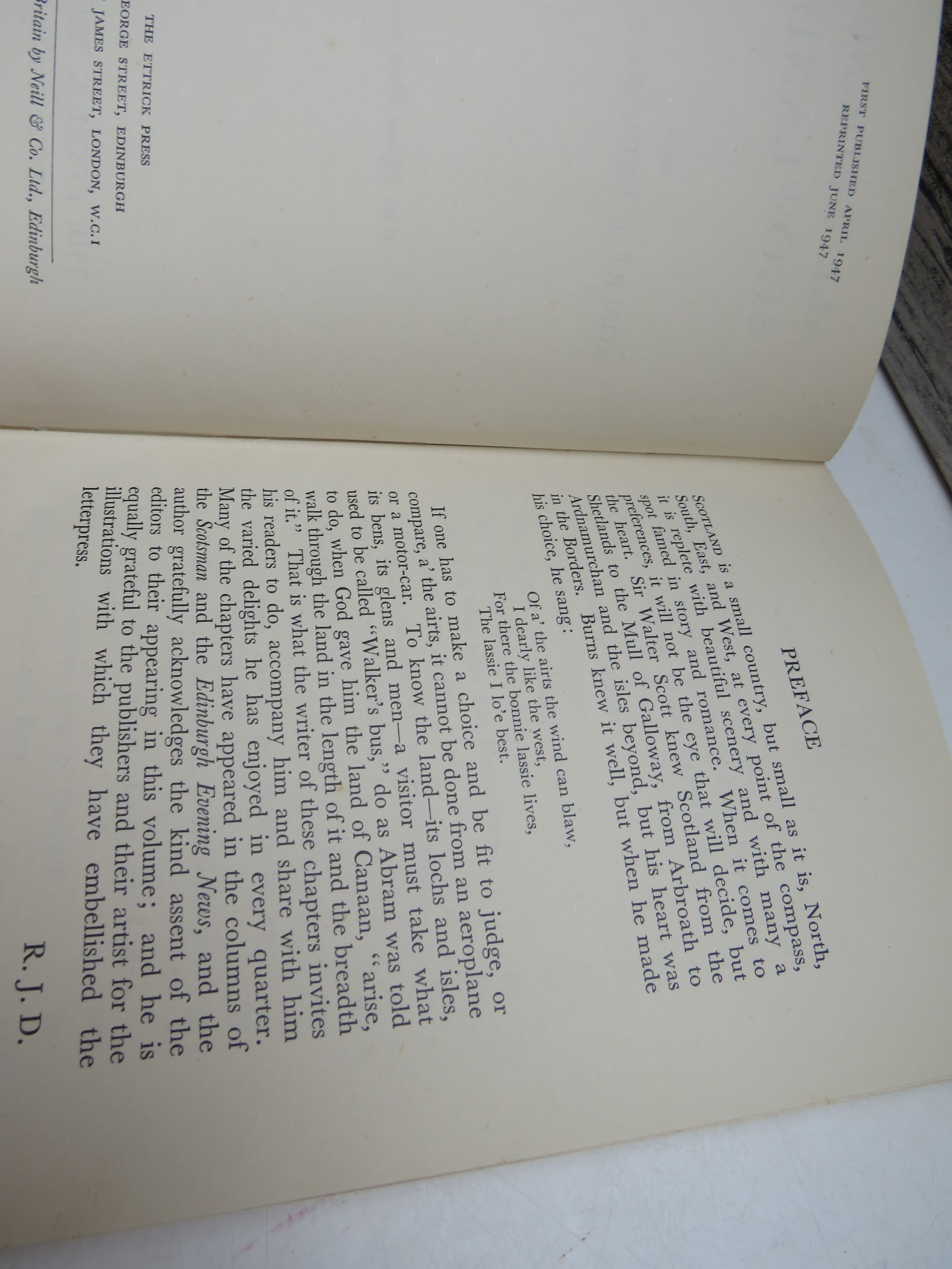 All Around Scotland By Robert J. Drummond 1947 (Vintage Travel Book) book 5