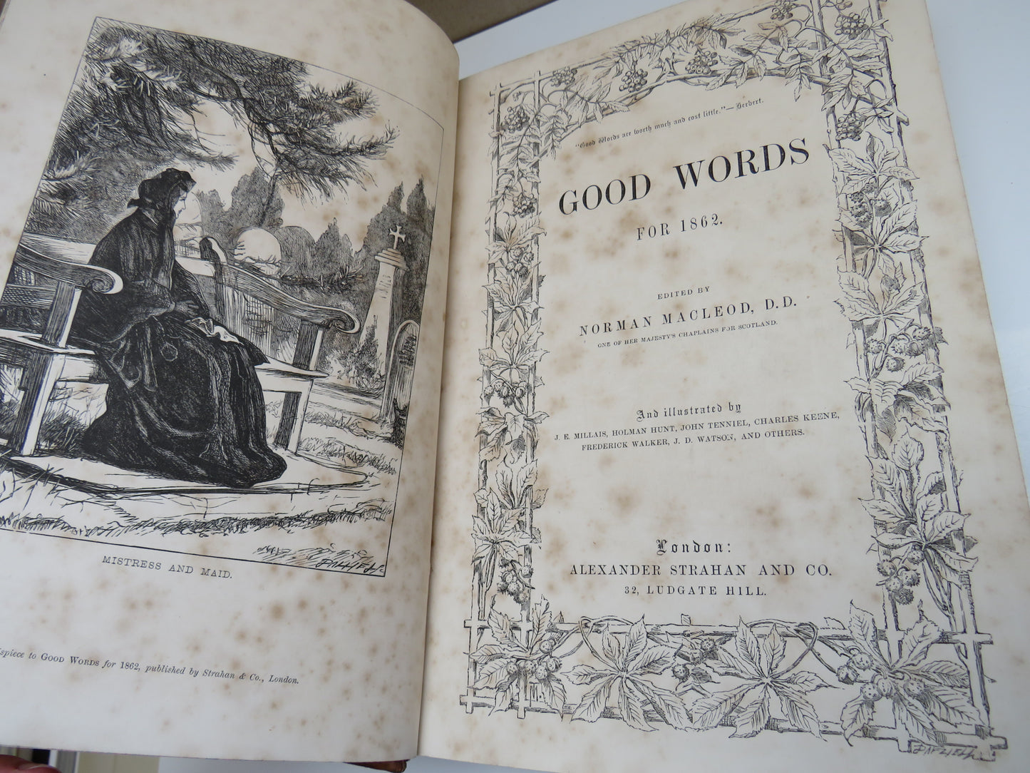 Good Words for 1862 Edited by Norman MacLeod