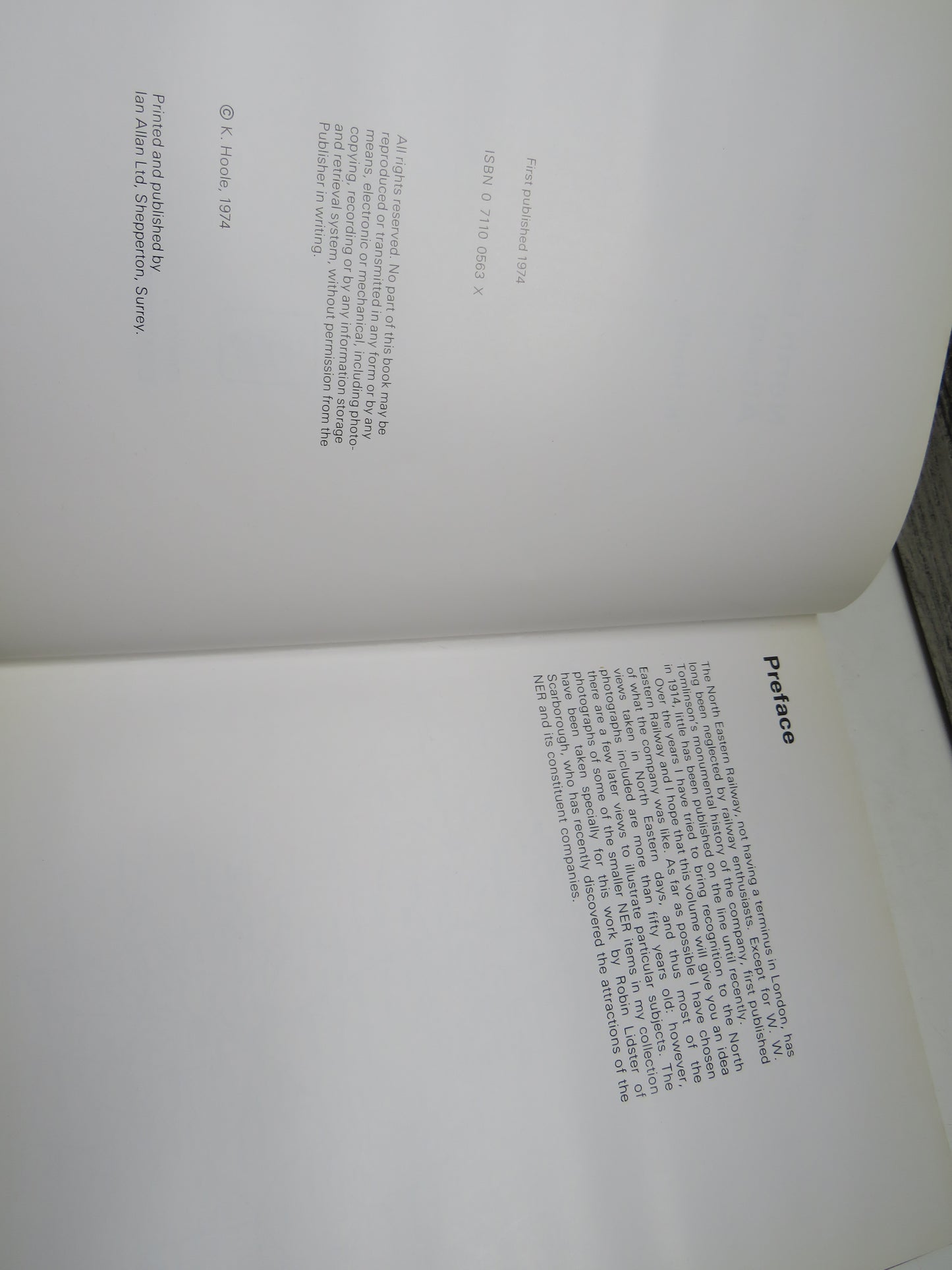 North Eastern Album By K. Hoole 1974