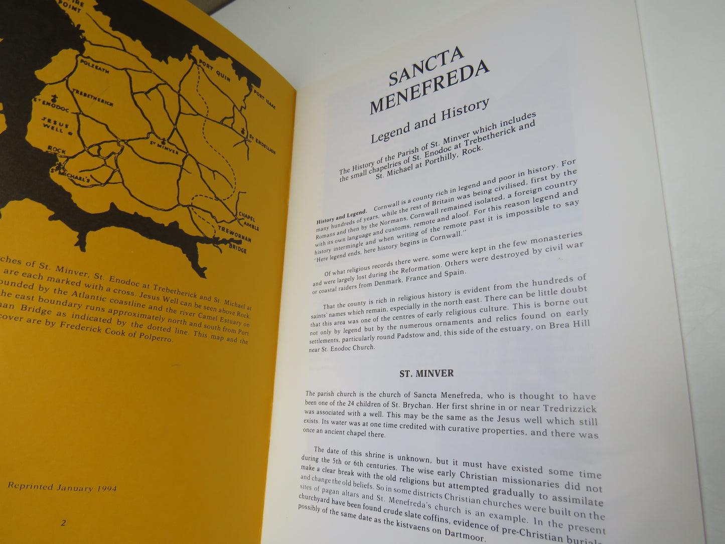 The Parish of St. Minver 1994 Booklet
