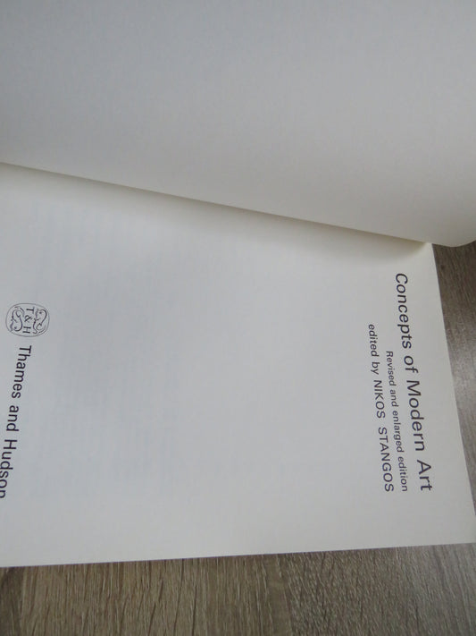 Concept of Modern Art Revised and Enlarged Edition Edited By Nikos Stangos 1981