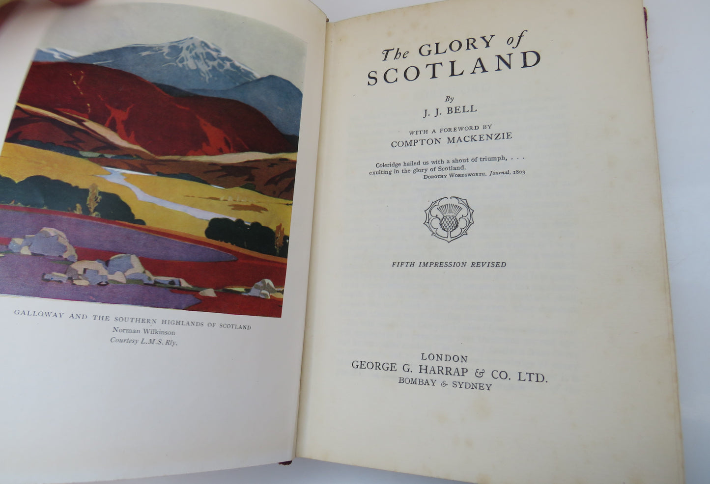 The Glory of Scotland by J. J. Bell, 1933