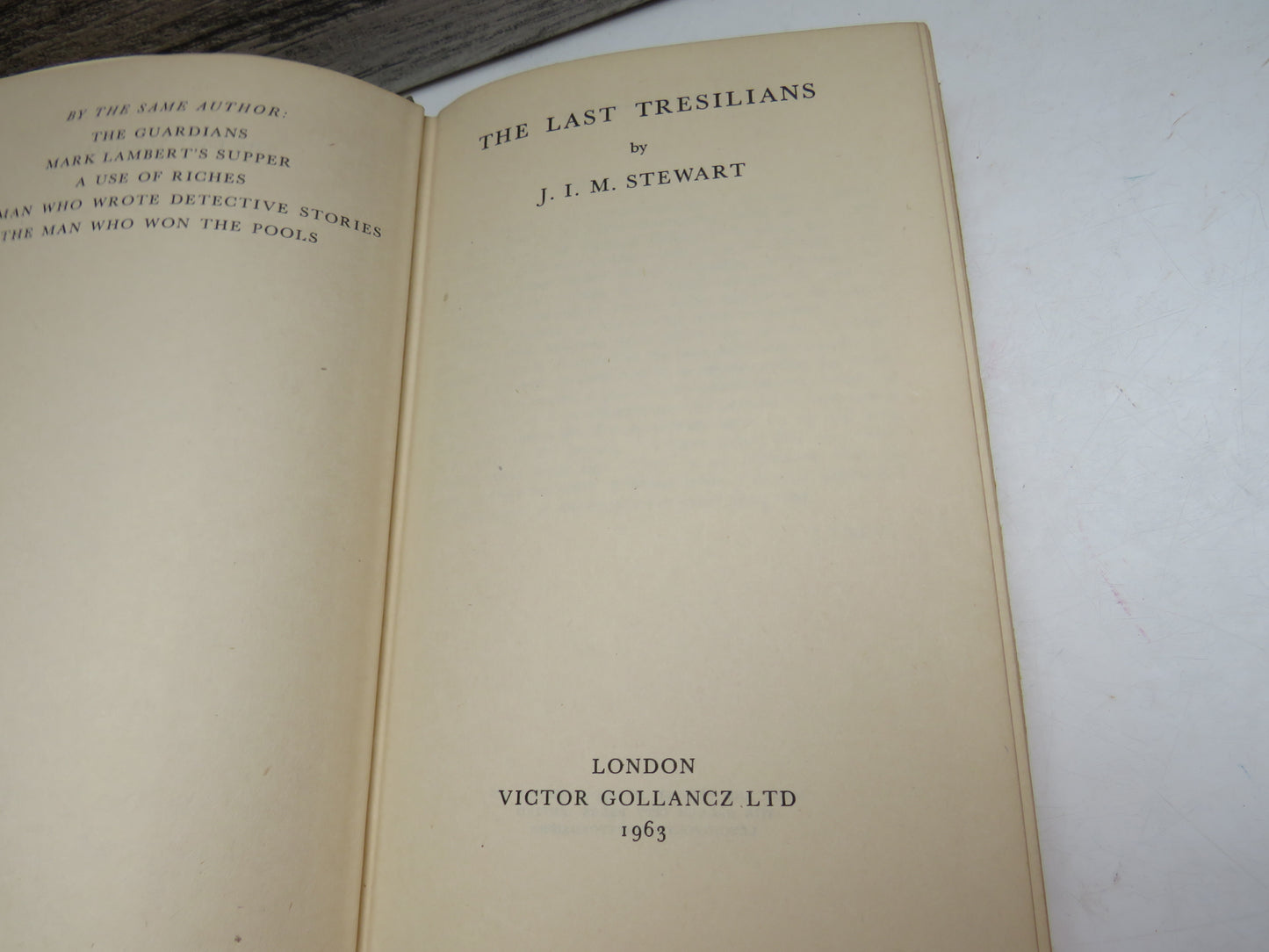 The Last Tresilians By J.I.M. Stewart 1963