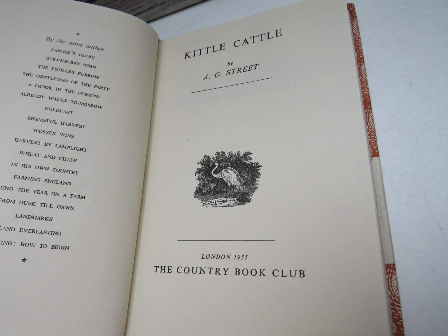 Kittle Cattle By A. G. Street 1955