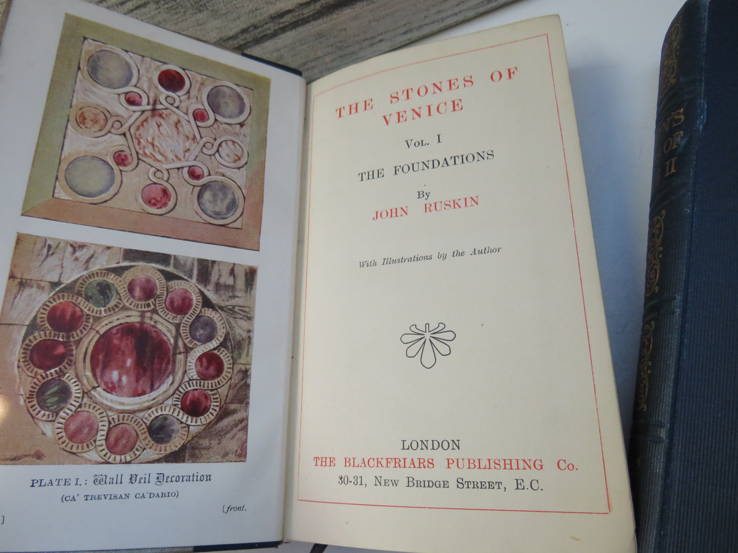 The Stones of Venice Vol I & II By John Ruskin The Foundations, The Sea-Stories
