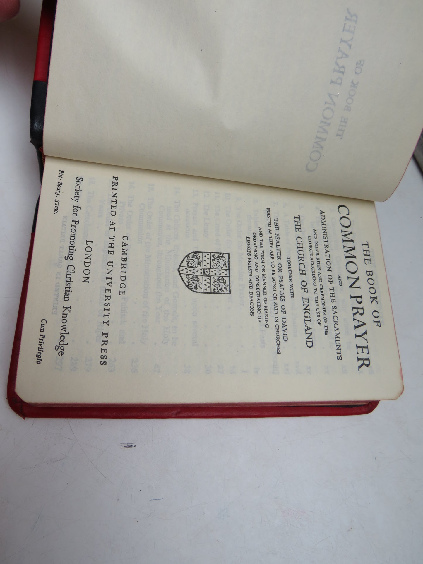 The Book of Common Prayer and Administration of the Sacraments The Church of England