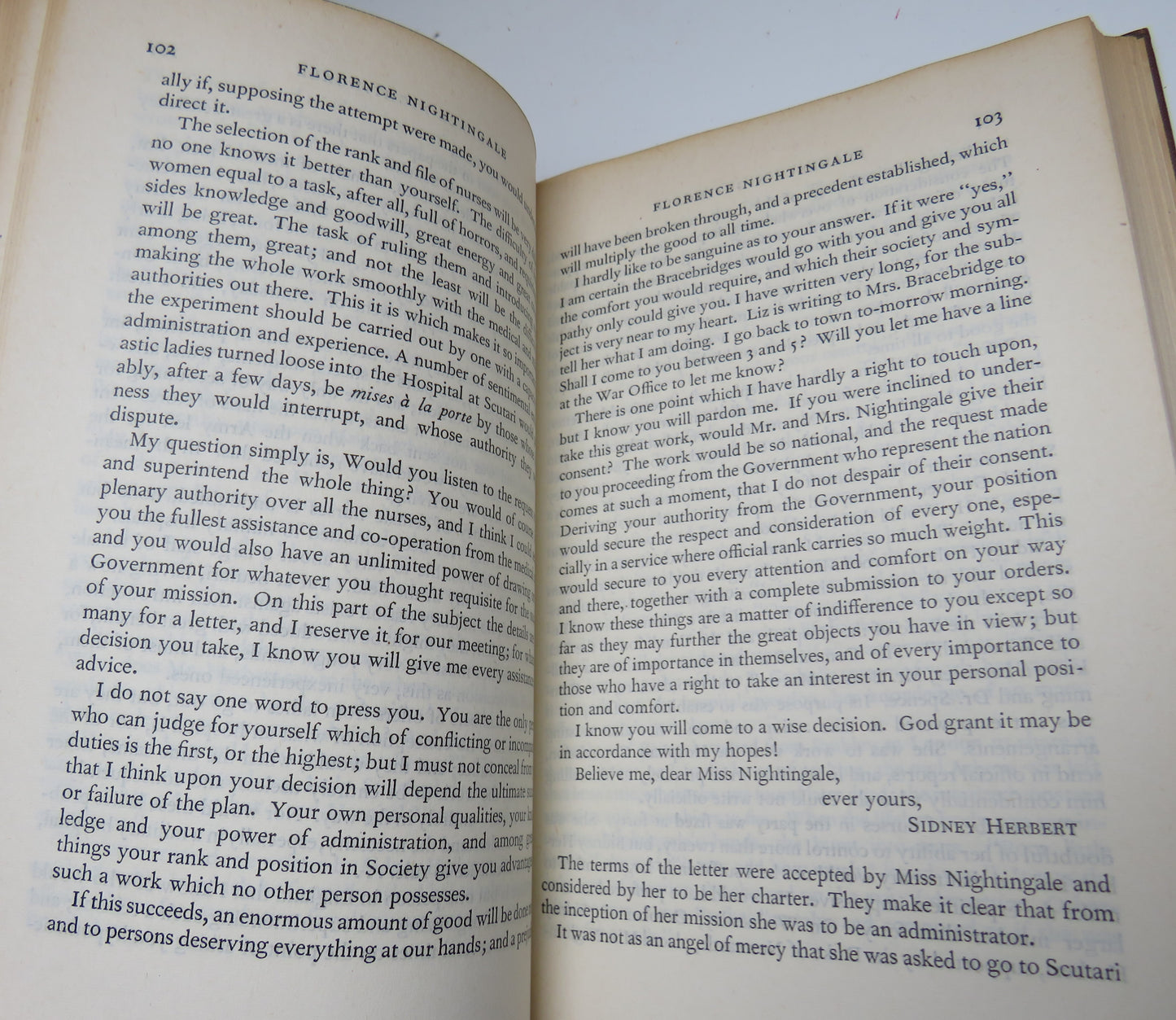 Florence Nightingale 1820-1910 By Cecil Woodham-Smith 1952