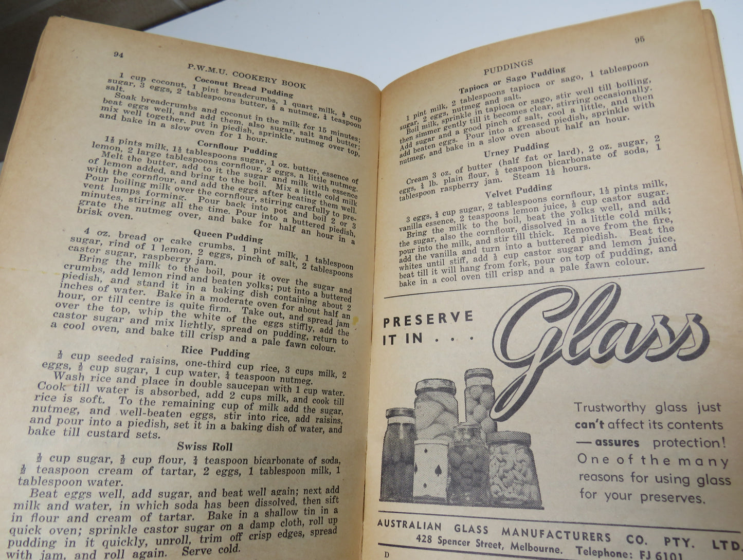 P.W.M.U Cookery Book Including Pressure Cooking 1952 - Cook Book