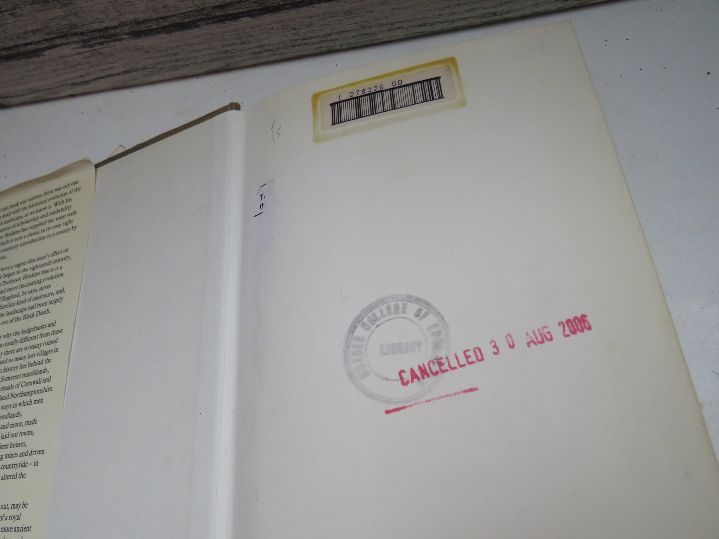 The Making Of The English Landscape By W. G. Hoskins 1977