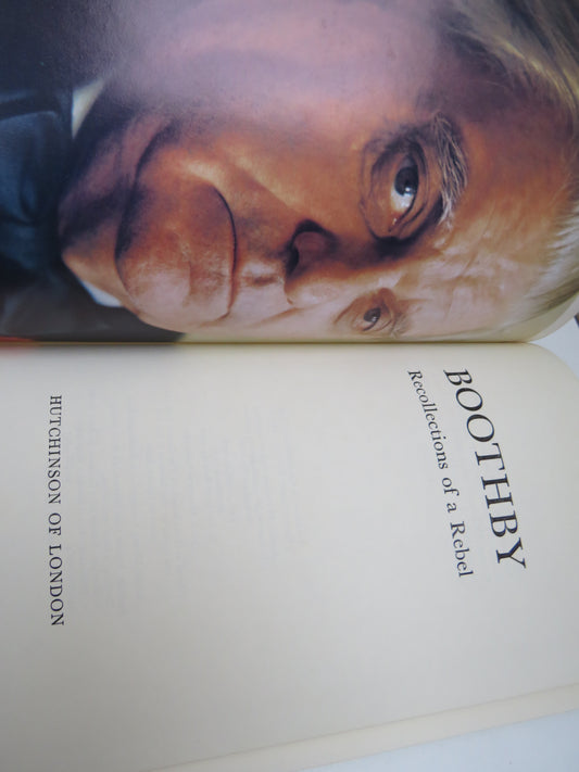 Boothby Recollections of a Rebel 1978