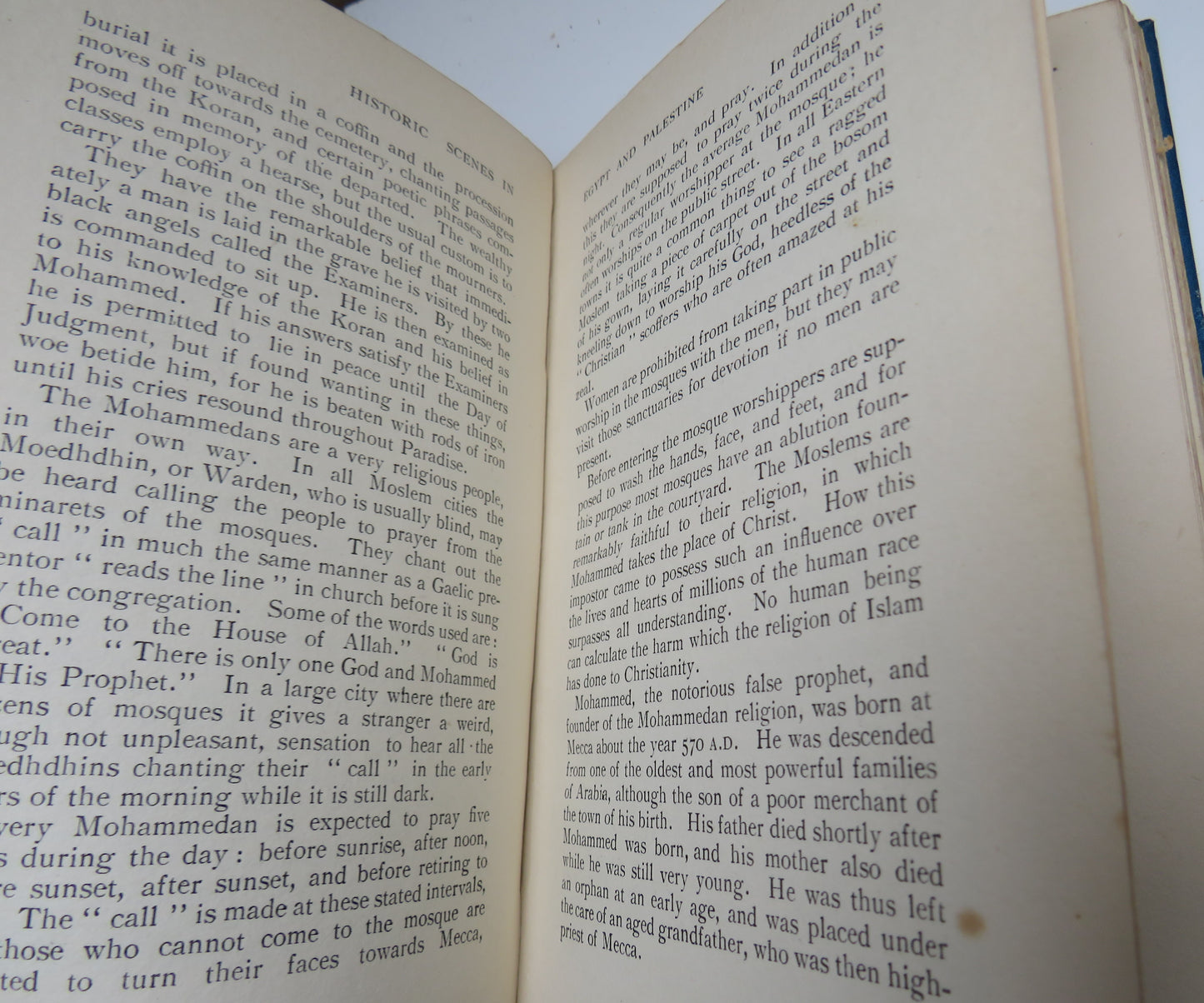 Historic Scenes In Egypt and Palestine: With Sketches of Places, The People, and Their Customs By Angus M. Macdonald 1921