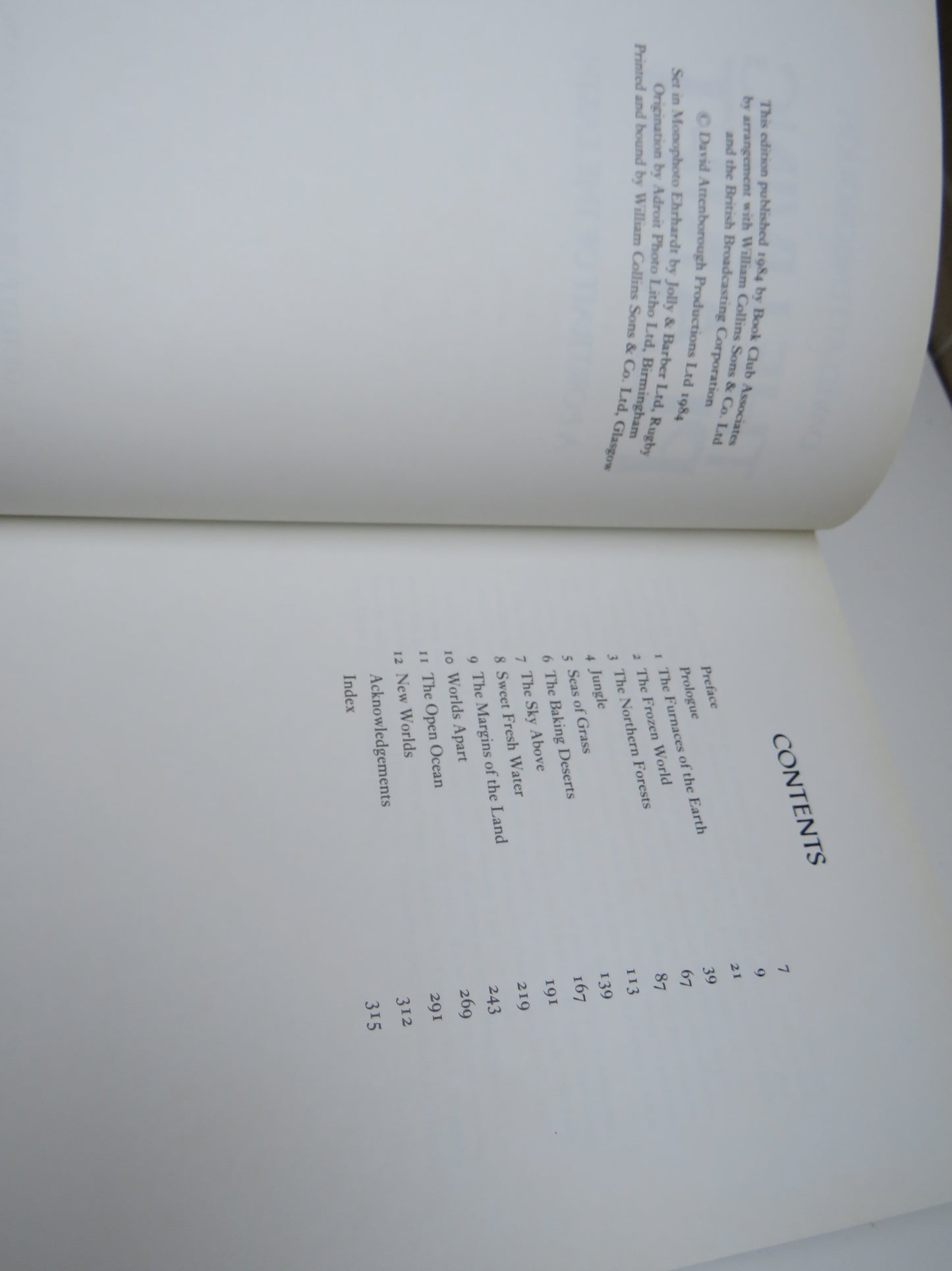 The Living Planet A Portrait of the Earth By David Attenborough 1984