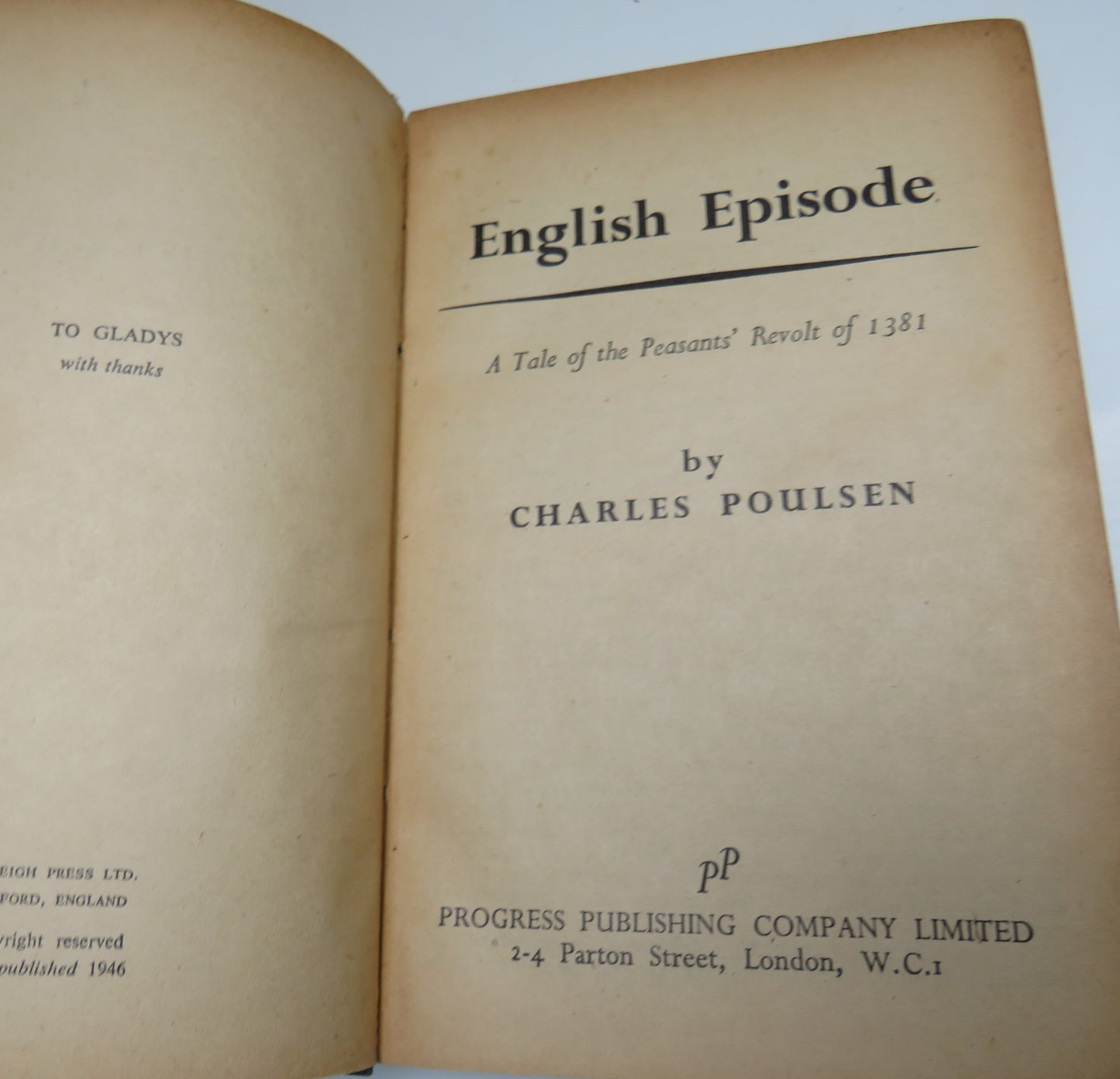 English Episode A Tale Of The Peasants Revolt Of 1381 By Charles Poulsen