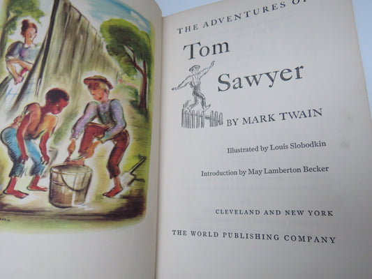The Adventures of Tom Sawyer By Mark Twain 1946