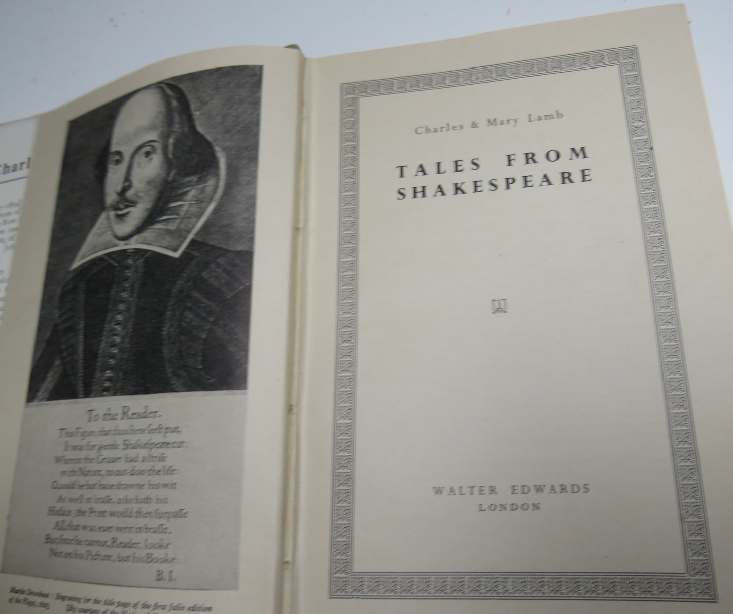 Tales From Shakespeare By Charles & Mary Lamb