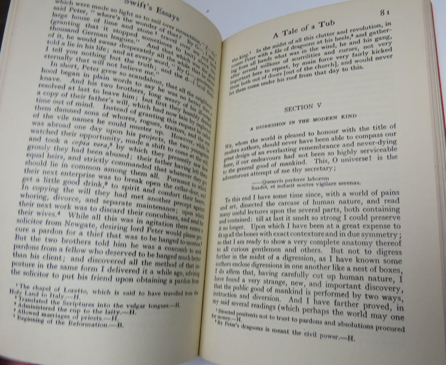 A Tale Of A Tub And Other Satires By Jonathan Swift 1937