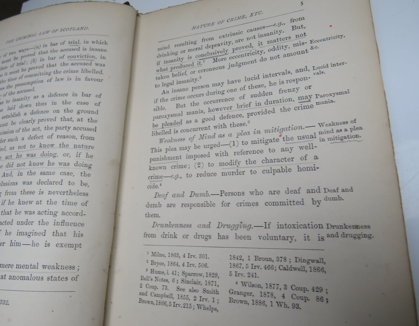 The Criminal Law Of Scotland By A.M. Anderson 1892
