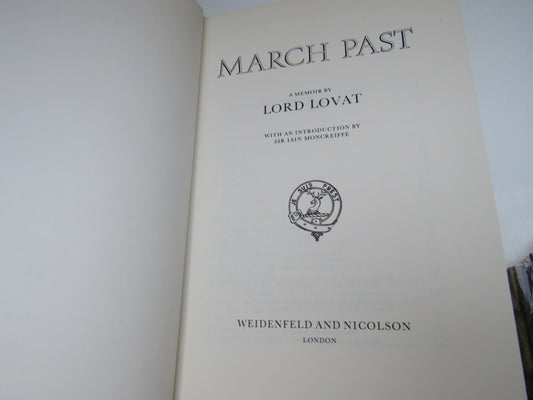 March Past A Memoir By Lord Lovat 1978