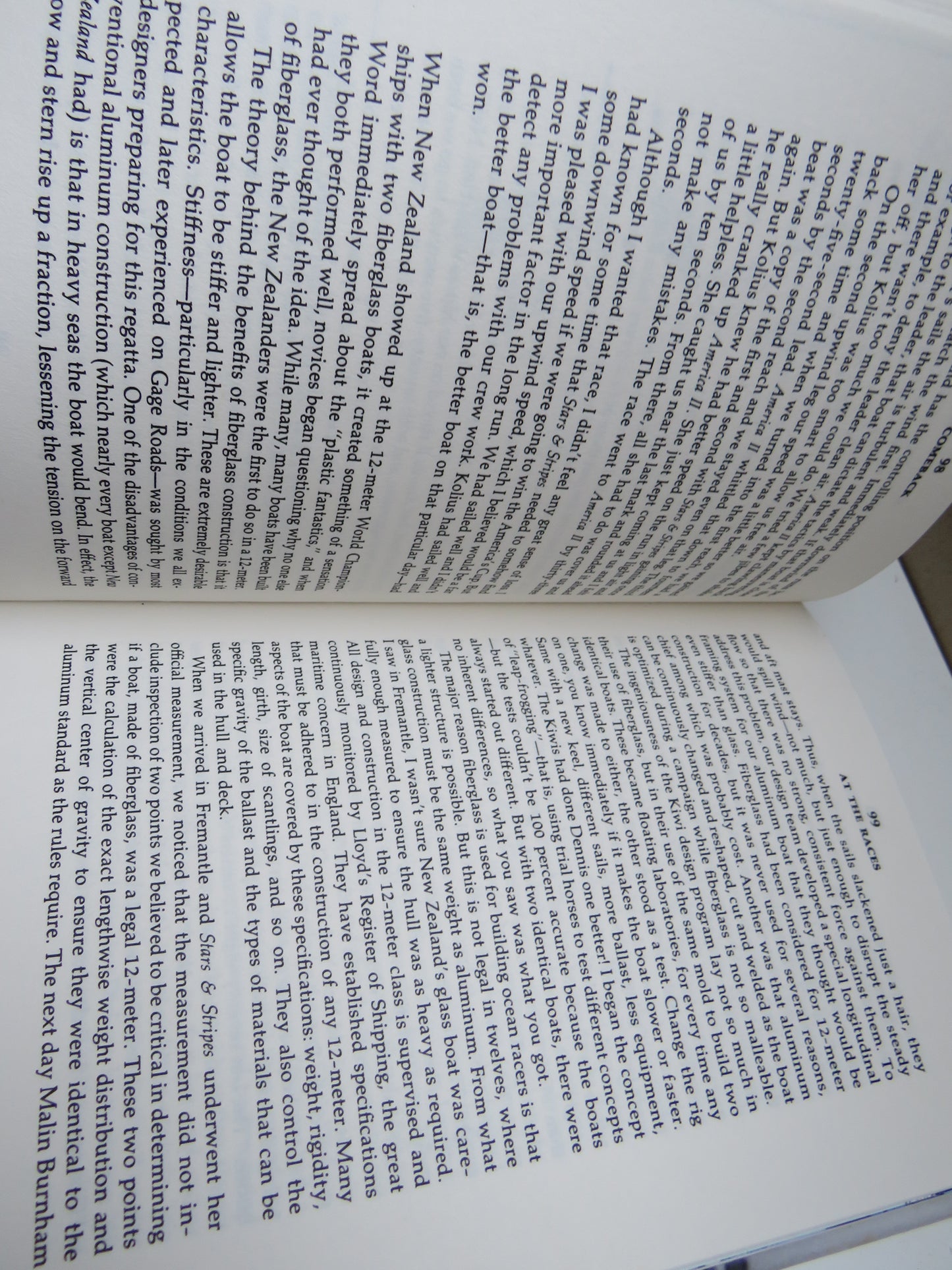 Comeback My Race For The America's Cup By Dennis Conner 1987