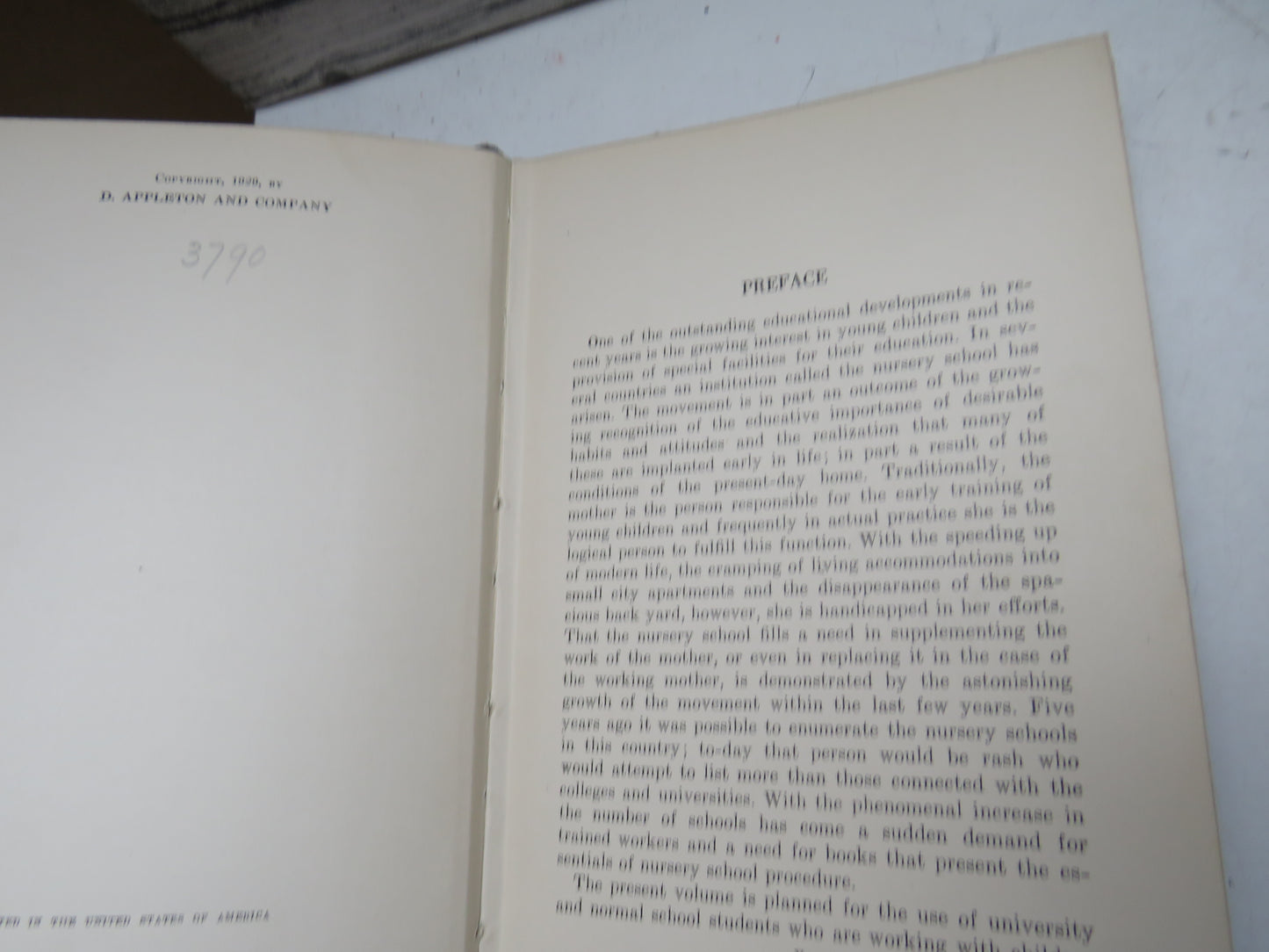 Nursery School Procedure By Josephine C. Foster 1929