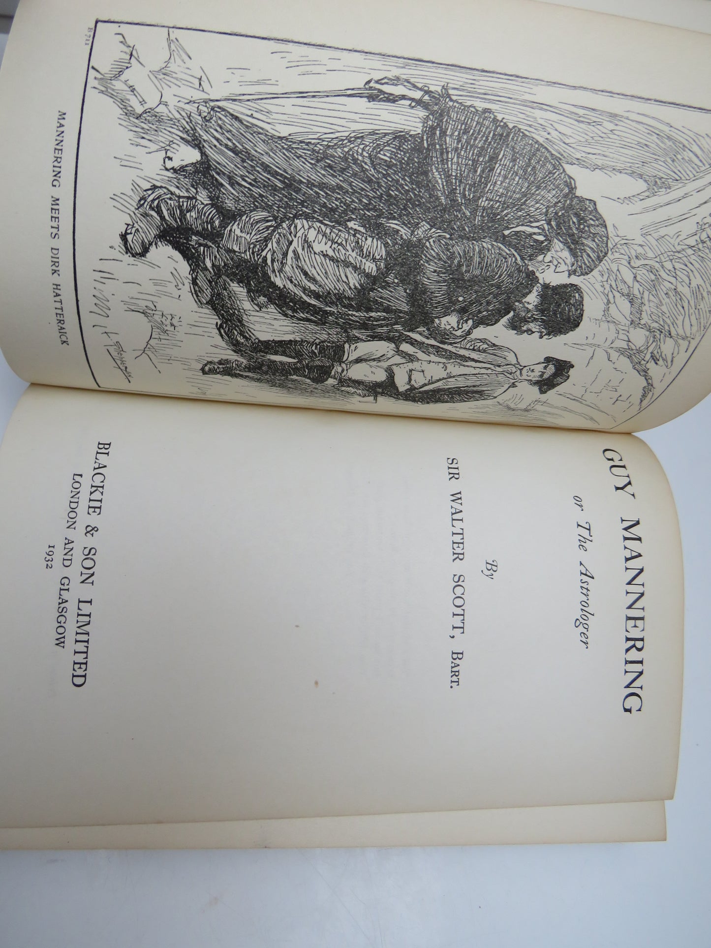 Guy Mannering Or The Astrologer By Sir Walter Scott 1932