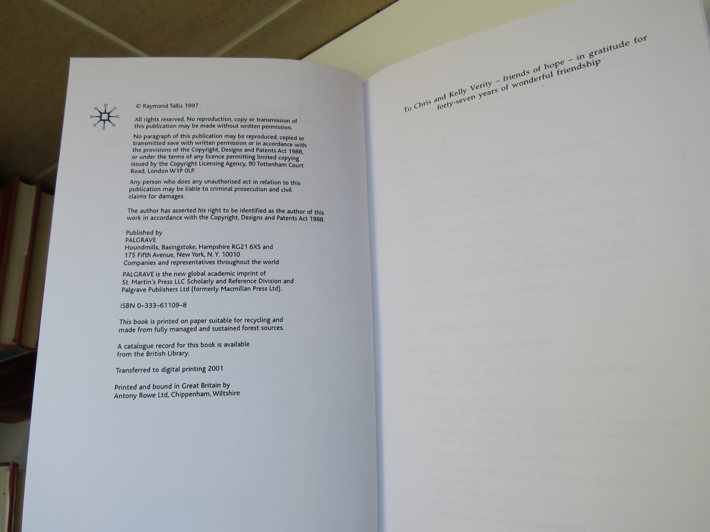 Enemies of Hope A Critique of Contemporary Pessimism Irrationalism, Anti-Humanism and Counter-Enlightenment 2001