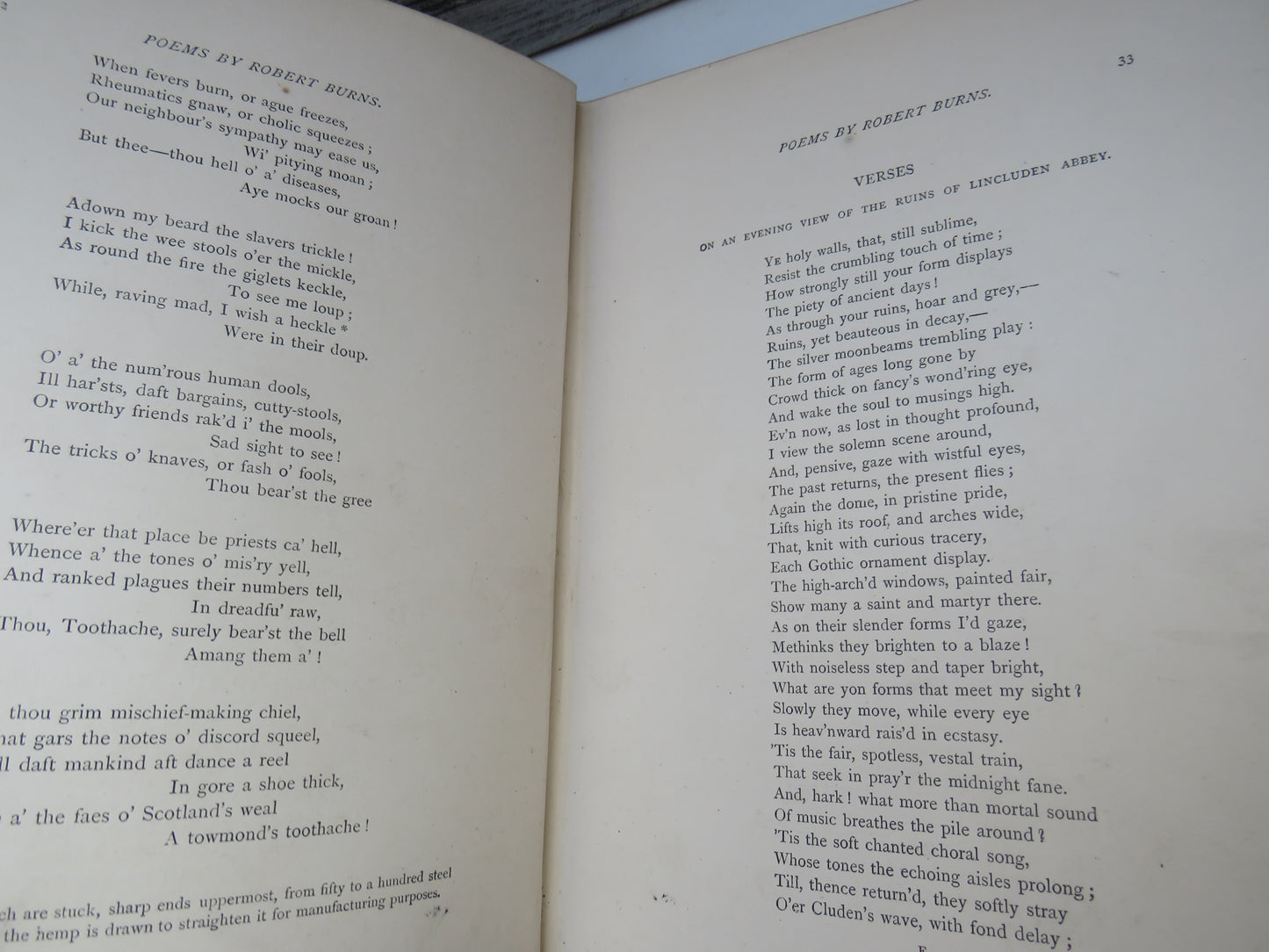 Poems & Songs By Robert Burns 1888 The "Edina"
