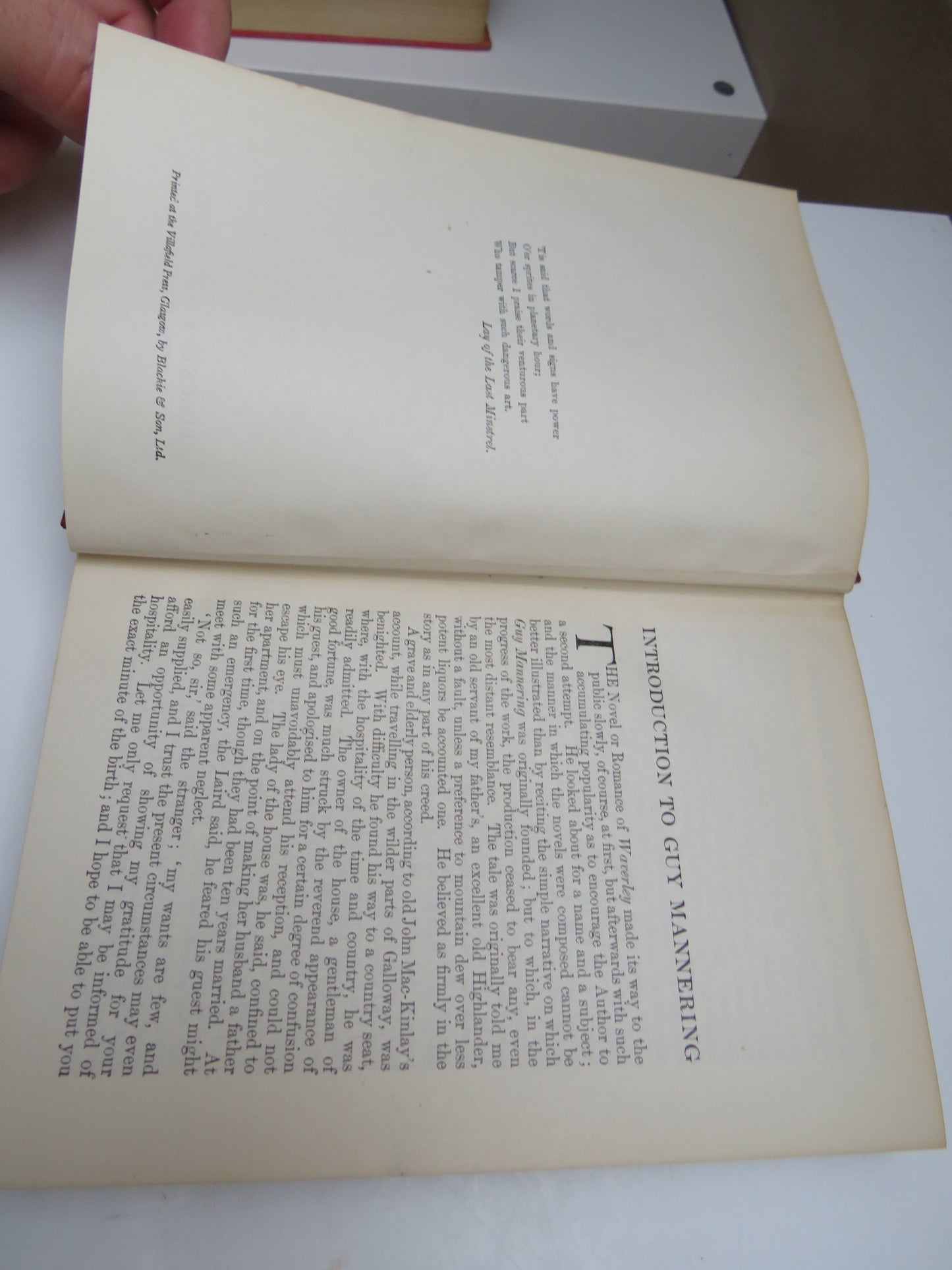 Guy Mannering Or The Astrologer By Sir Walter Scott 1932